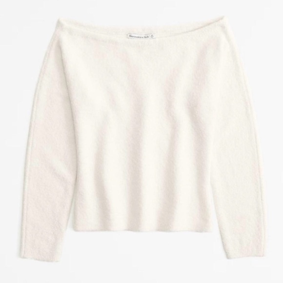 Abercrombie & Fitch Boucle Off-The-Shoulder Excellent Condition Size XS - Picture 6 of 7
